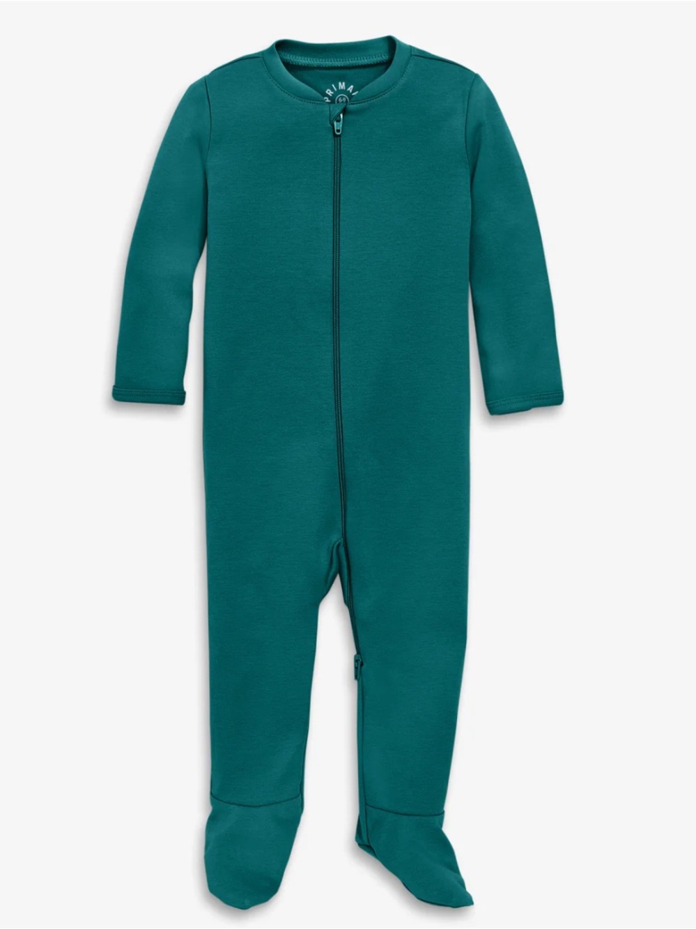 Primary The baby organic zip footie